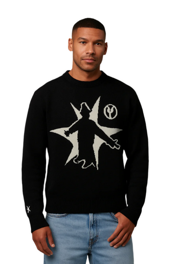 Star Printed Knit