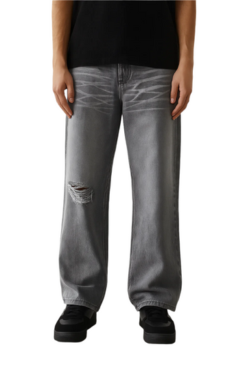 Wide Leg Denim Pants