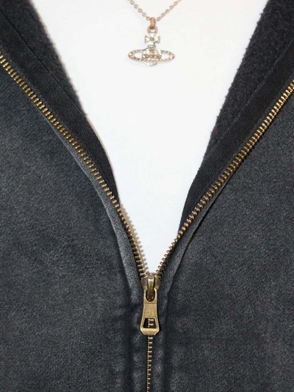 Washed Zip Up Hoodie