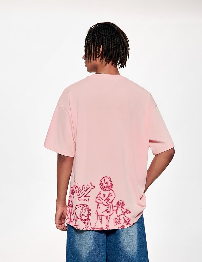 Japanese Streetwear Men T-Shirt
