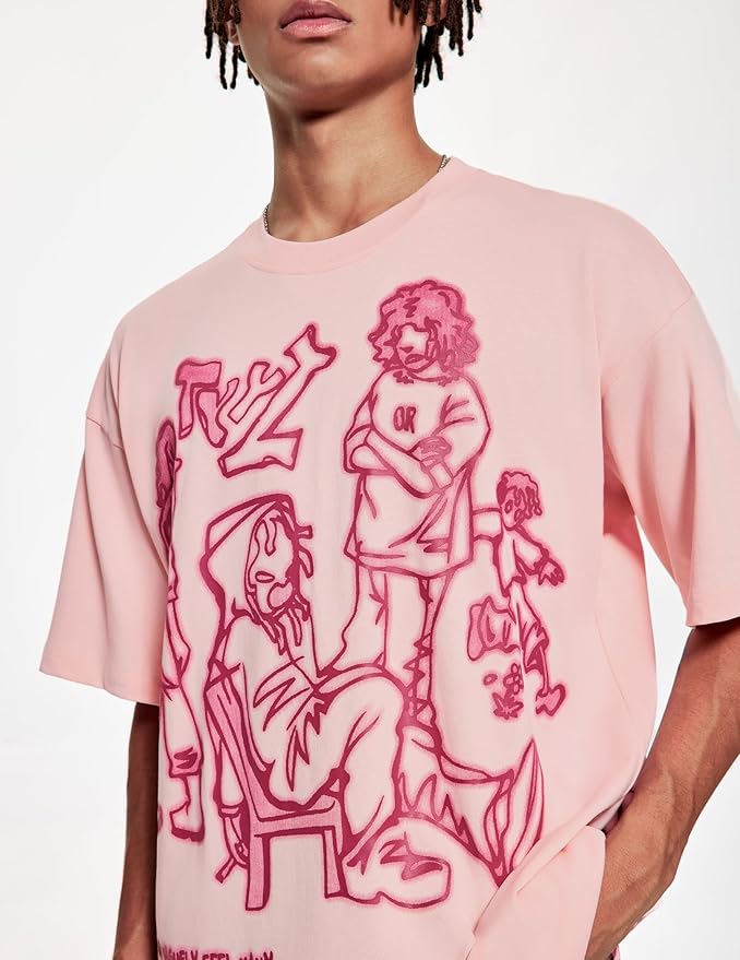 Japanese Streetwear Men T-Shirt