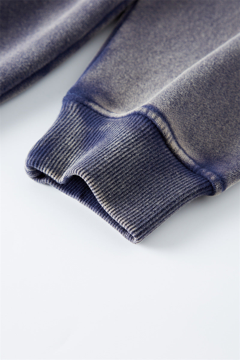 Washed Zip up Hoodie