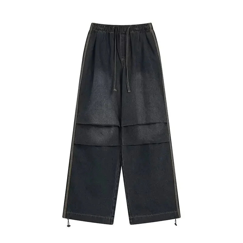 Vintage Wash Flared Jeans