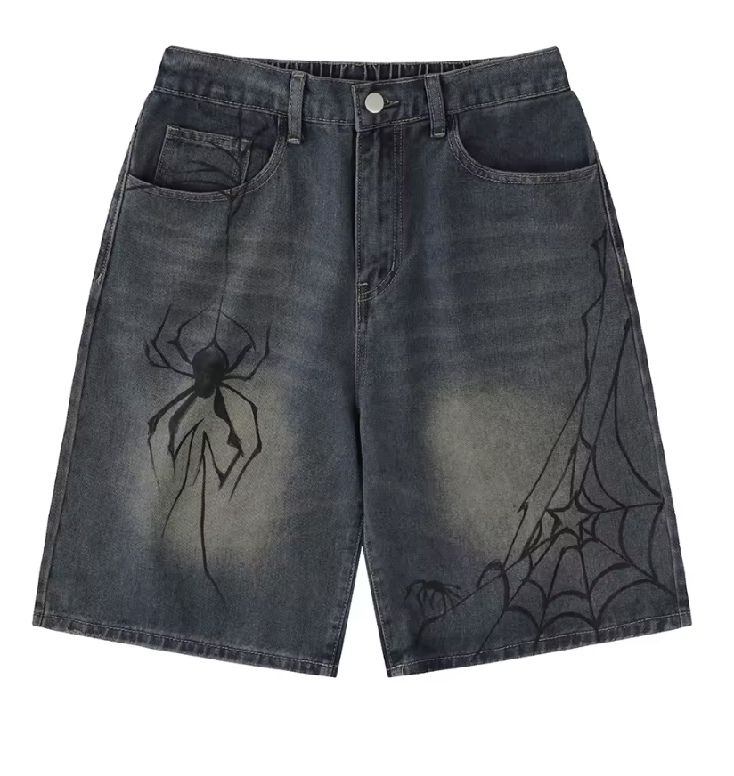 Spider Denim Jorts