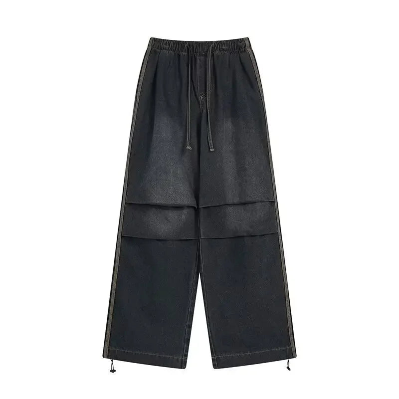 Vintage Wash Flared Jeans