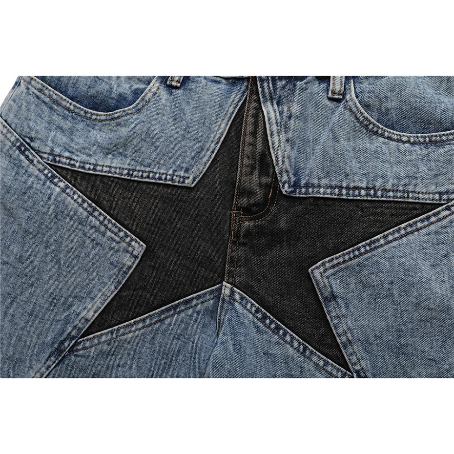 Jean Star Shorts