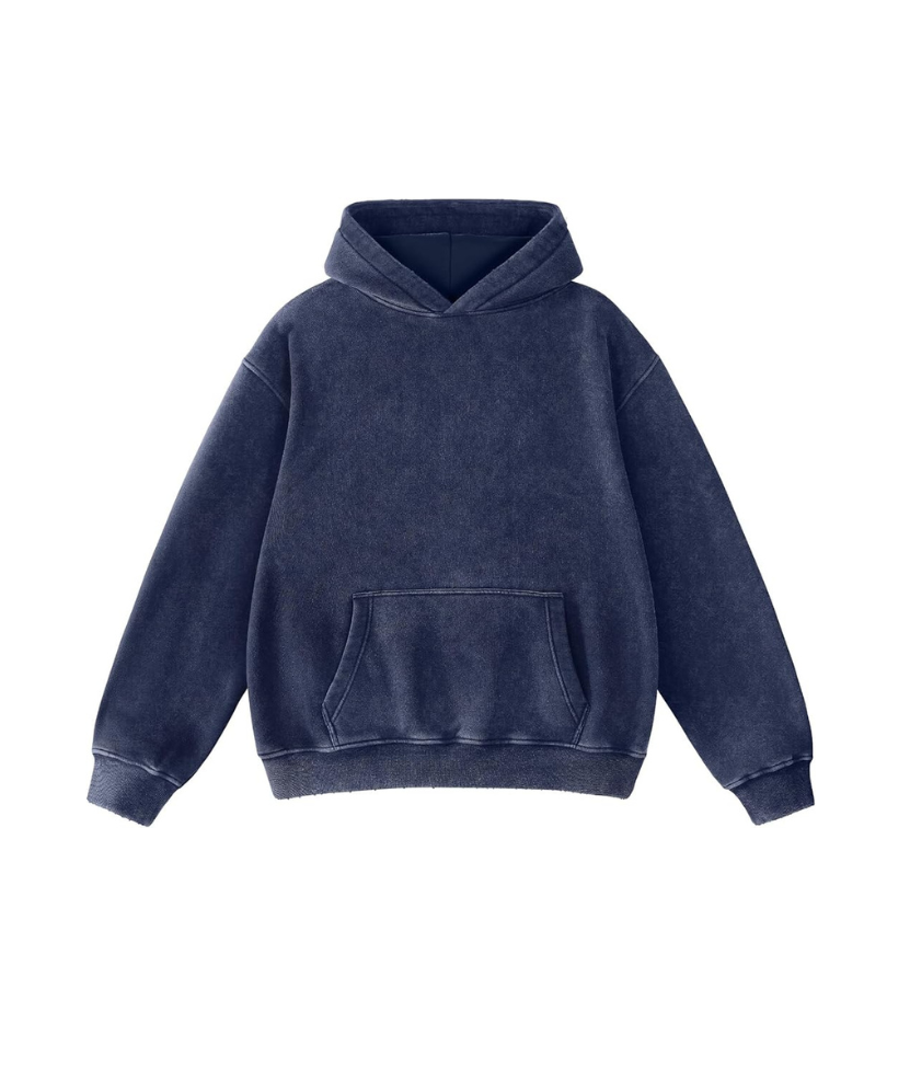 Navy Washed Sweater