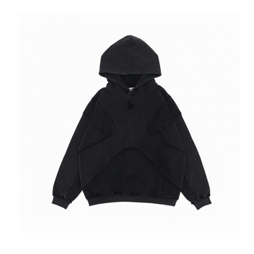 Vintage Embroidery Letter Hoodie