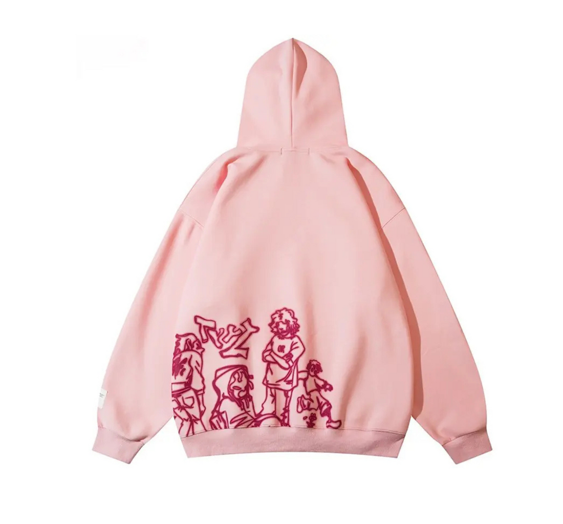 Cuddle Print Hoodie