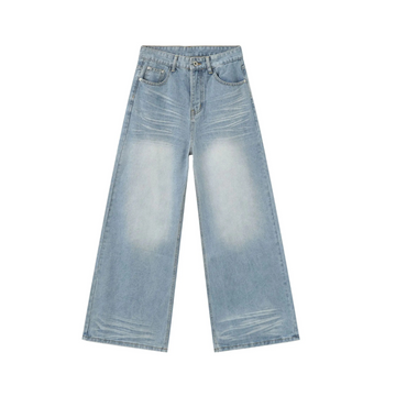 Washed Baggy Denim