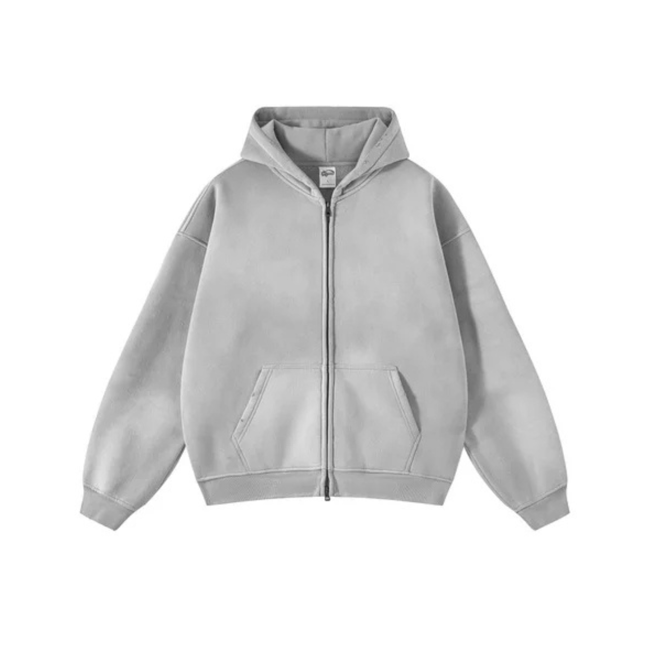 Double Washed Zip Up