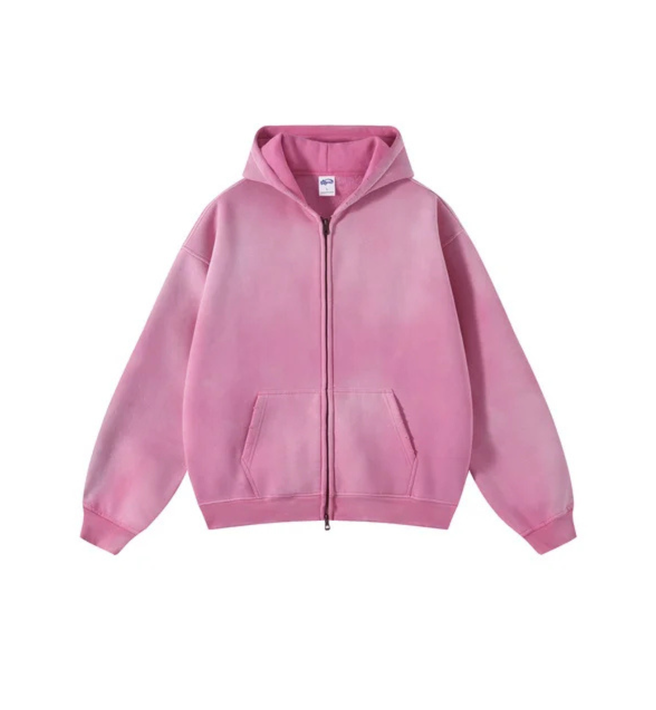 Double Washed Zip Up