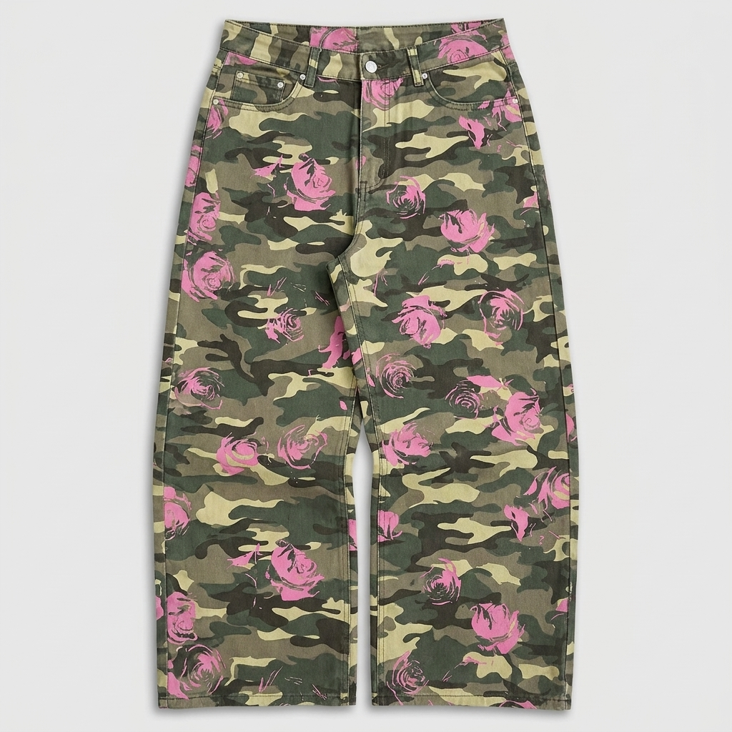 Rose Camo Pants