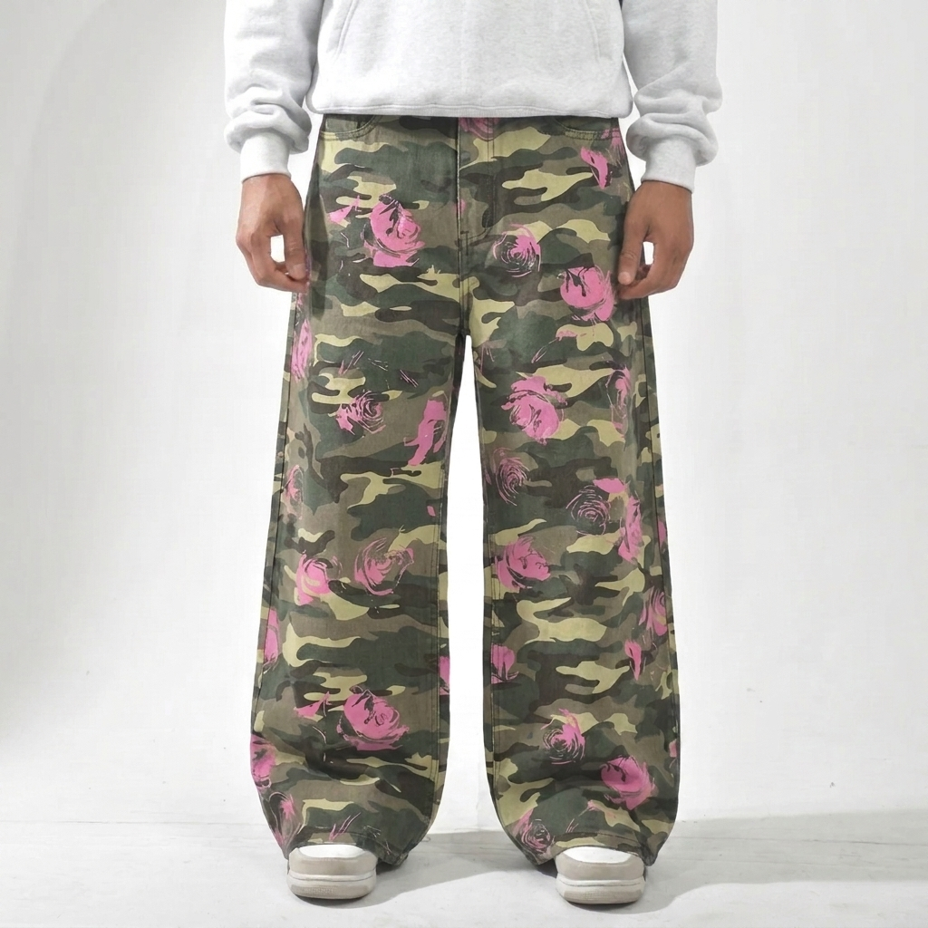 Rose Camo Pants