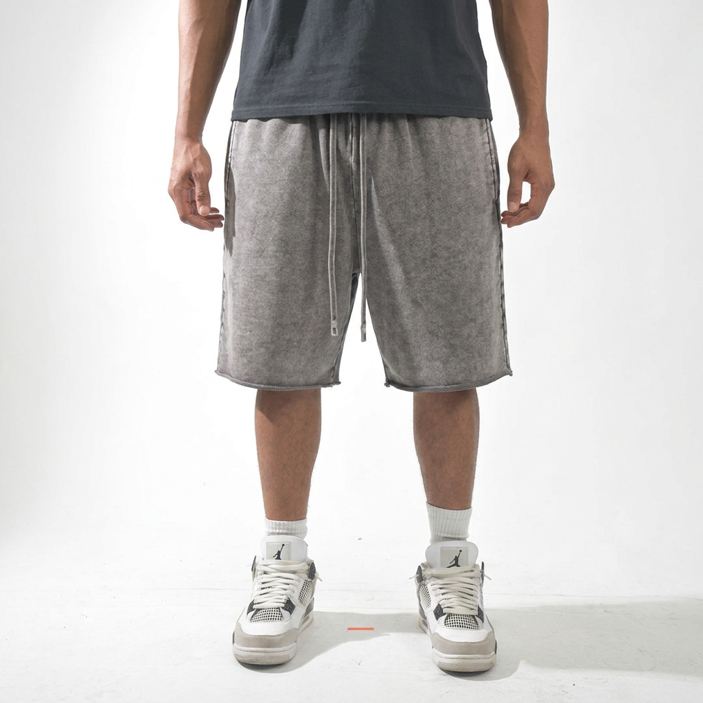 Washed Cotton Shorts