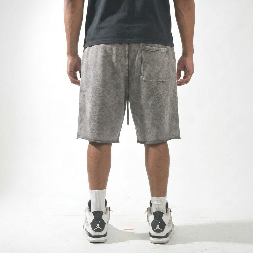 Washed Cotton Shorts