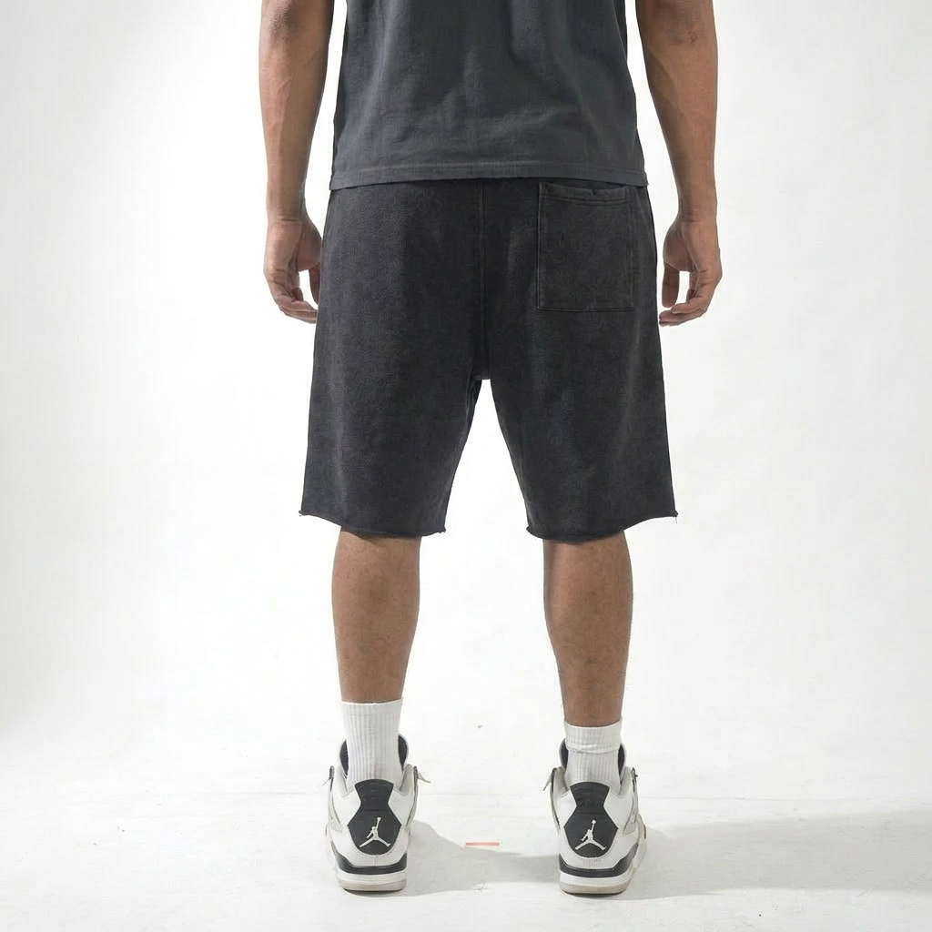 Washed Cotton Shorts