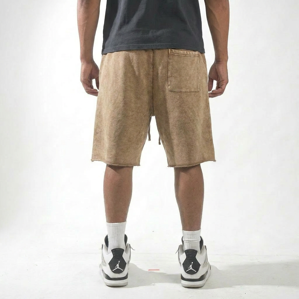 Washed Cotton Shorts
