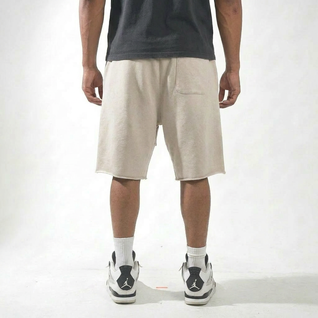 Washed Cotton Shorts